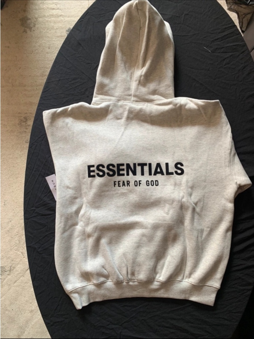 Fear of God ESSENTIALS Light Gray Hoodie with dust bag - Picture 2 of 2